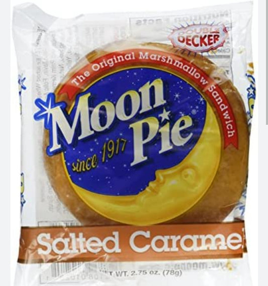 Double Decker Salted Caramel Moon Pie