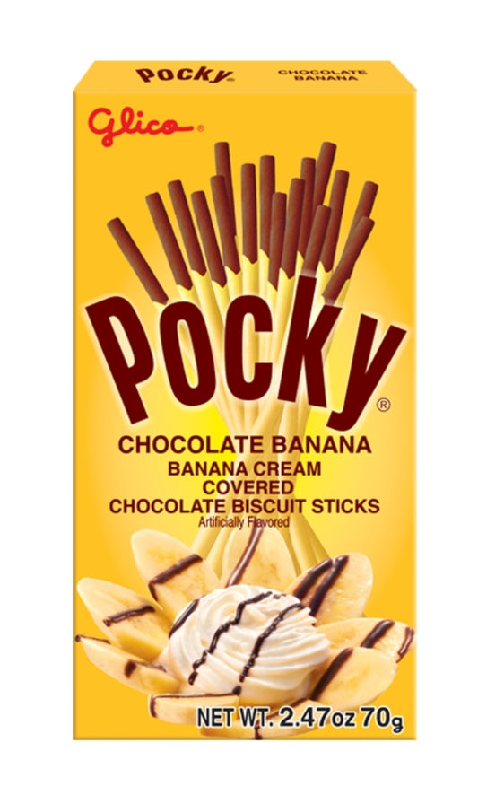 Pocky Banana Cream Cocoa Biscuit Sticks