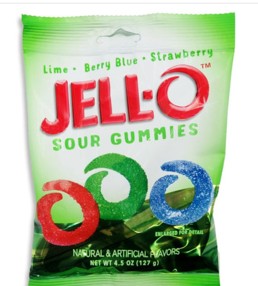 Jello Sour Gummies